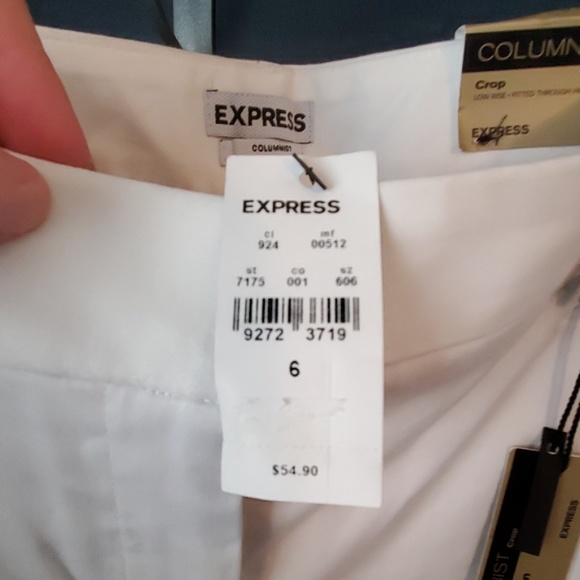 Express white capris length pants - Picture 4 of 4